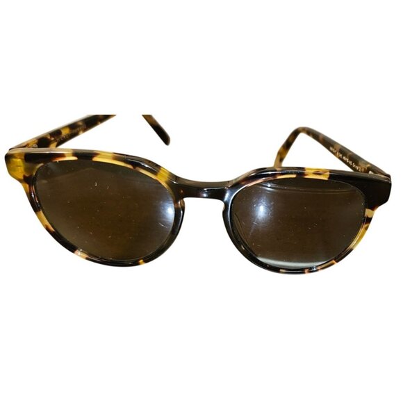 Warby Parker Wright N242  49-18-140 FRAMES ONLY Round Sunglasses Tortoise - Picture 4 of 9